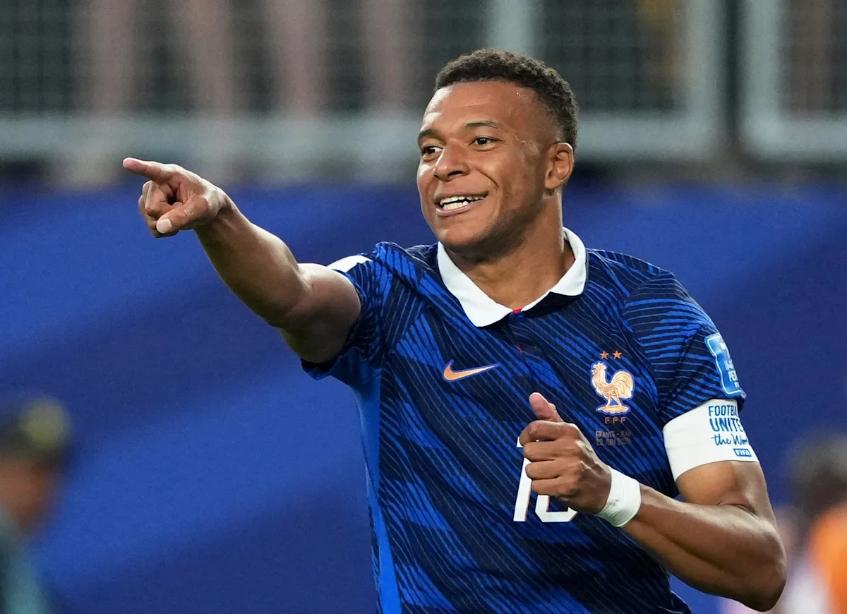 Kylian Mbappe follows Lionel Messi’s big day with his own for France
