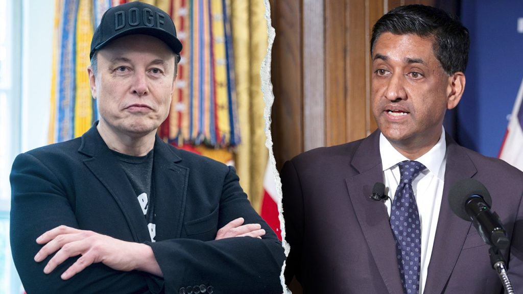 Elon Musk threatens to sue Ro Khanna over DOGE accountability push