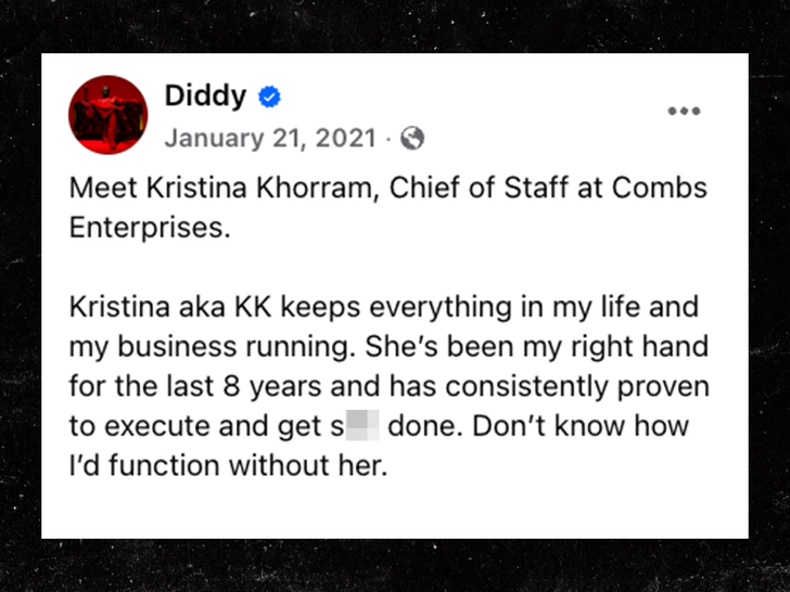 sub p diddy kristina khorram facebook