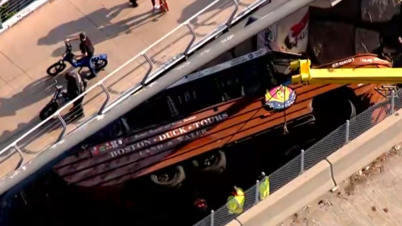 Duck boat overturns at Boston tourist attraction injuring at least 6 people
