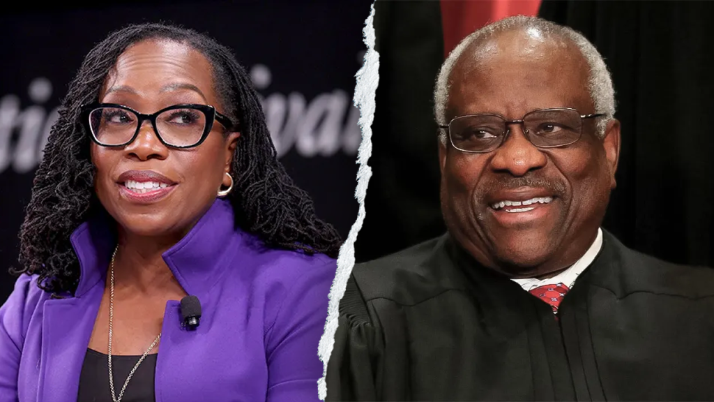 Ketanji Brown Jackson accuses Thomas of echoing the Dred Scott ruling