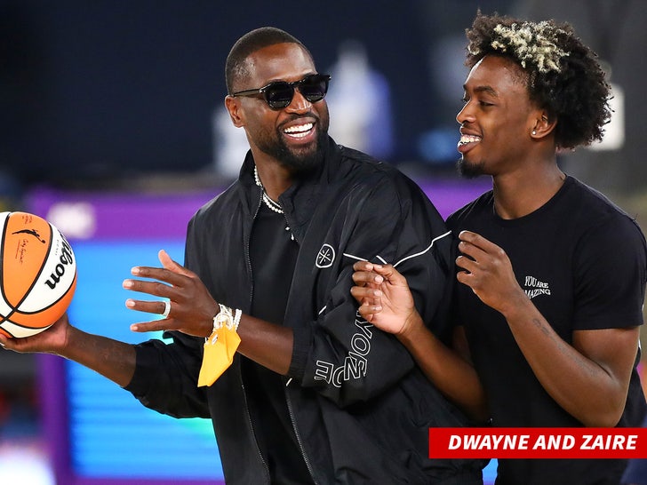 dwayne wade and zaire