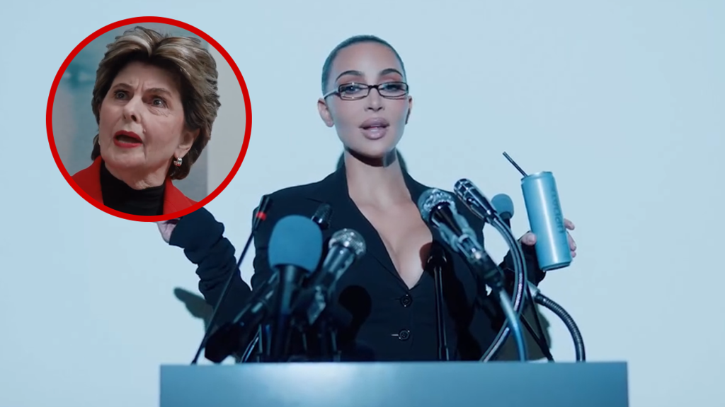 Kim Kardashian Pokes Fun at Self For Not Passing Bar in Ad With Gloria Allred