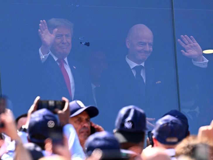 Donald Trump and Gianni Infantino