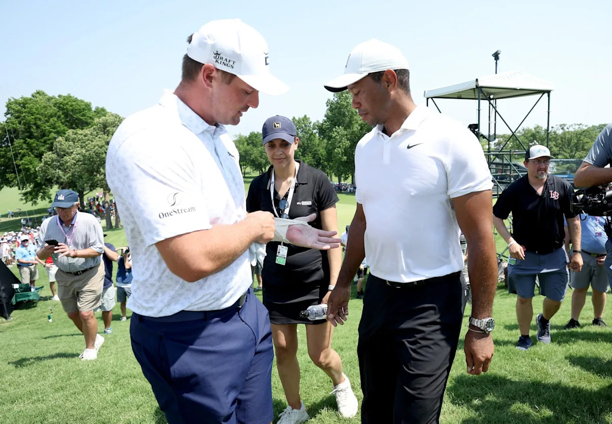 How Tiger Woods helped set the precedent for Bryson DeChambeau’s behaviour at The Open this year