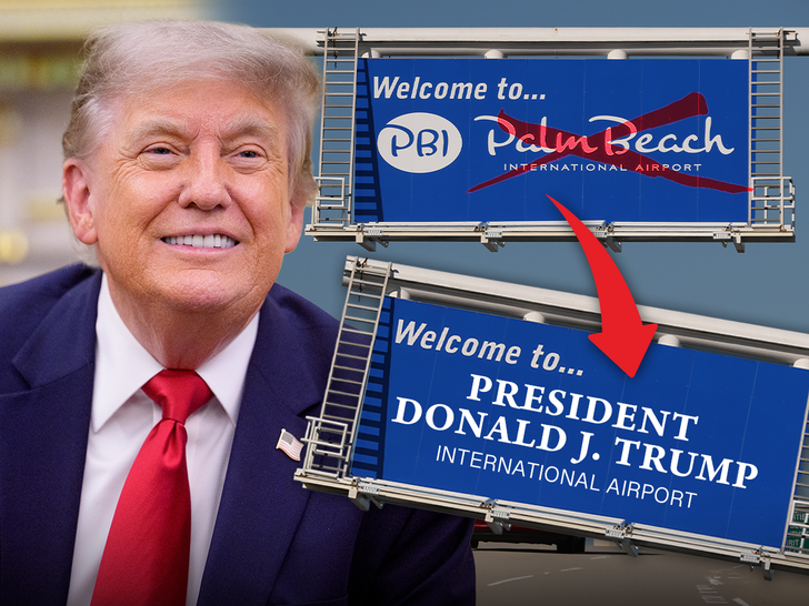 main donald trump palm beach airport name change getty