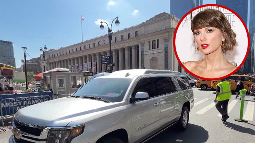 Taylor Swift Arrives at Madison Square Garden Ahead of Travis Kelce Wedding