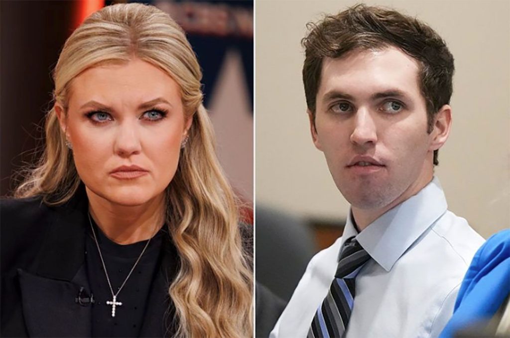 Erika Kirk se enfrenta cara a cara con el sospechoso del asesinato de su esposo, Charlie Kirk