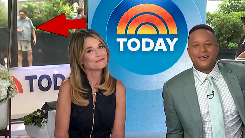 ‘TODAY’ Intruder Appears to be Seen on Live Broadcast Before Storming the Set