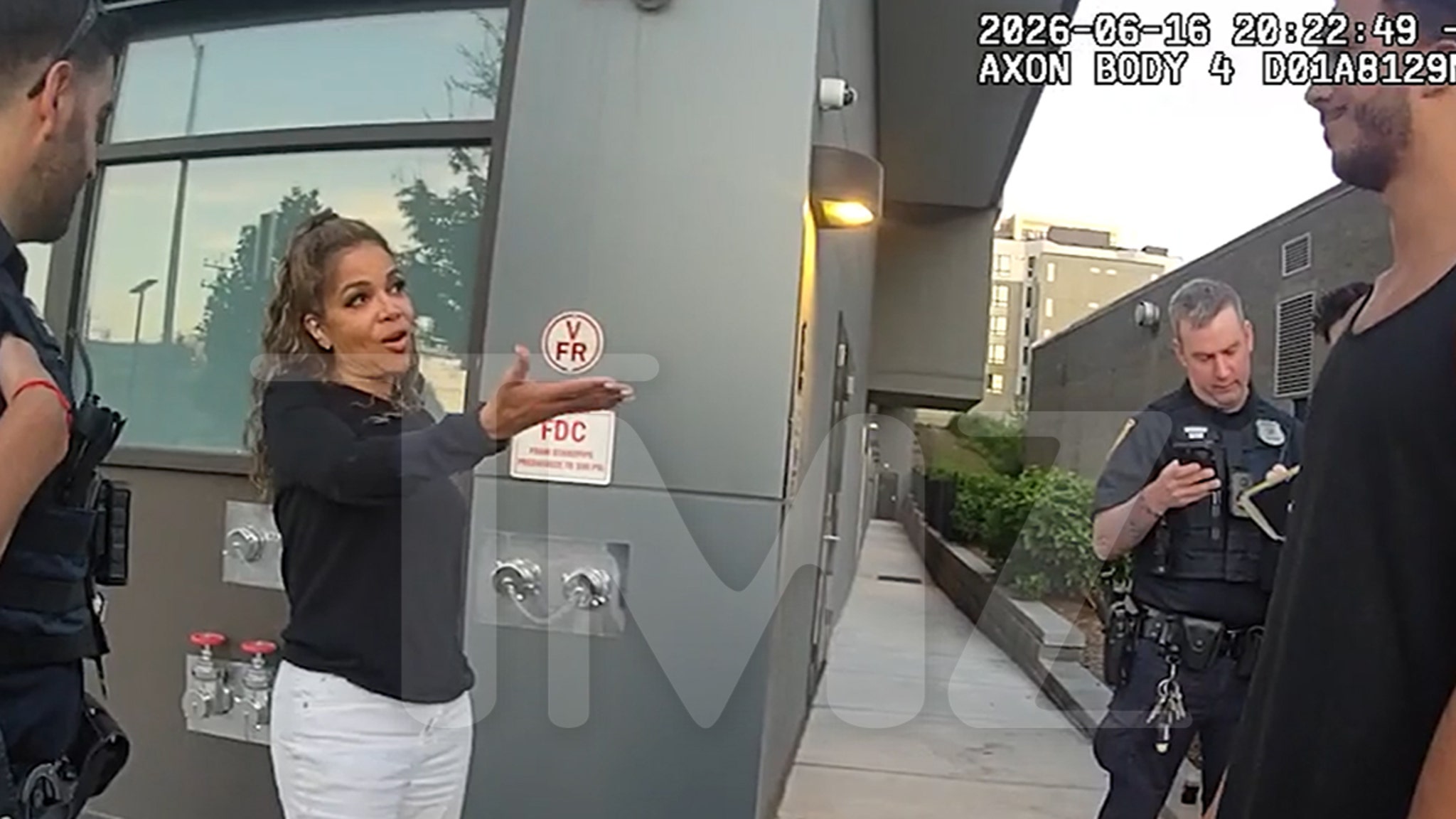 ‘The View’ Host Sunny Hostin and Son Seen On Police Body Cam in Trespassing Incident