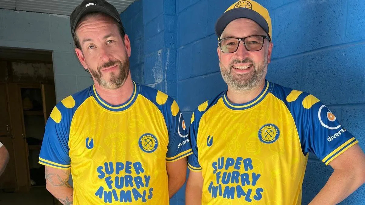 Grassroots football club teams up with Super Furry Animals