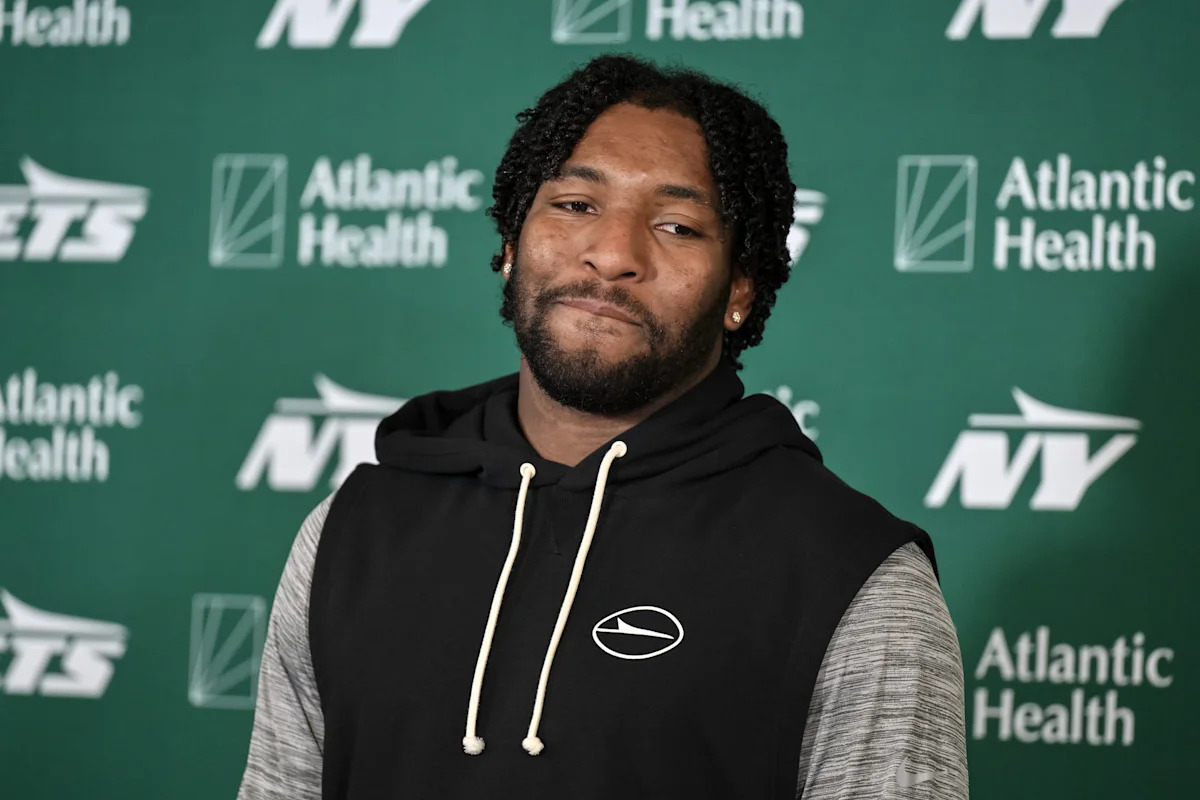 Kingsley Enagbare stole the show at Jets’ training camp practice