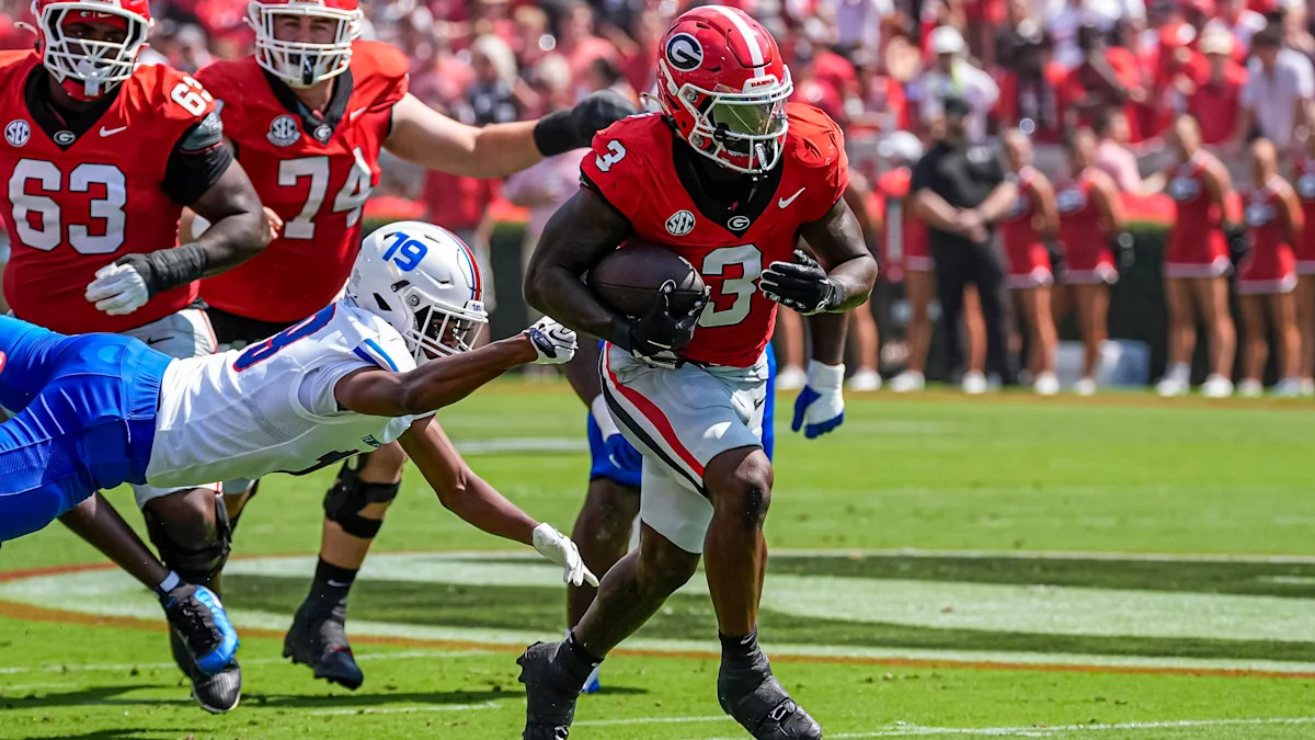 Georgia football running back Nate Frazier, Isiah Canion injury updates