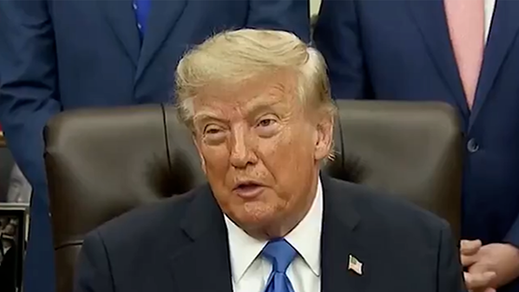 Trump Says He’s ‘Happy’ Prince Harry & Meghan Markle Left the U.S.