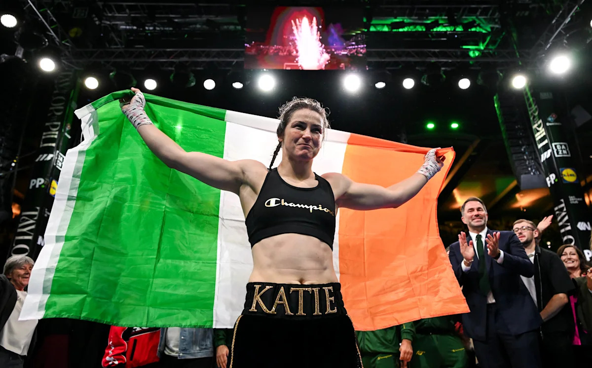 ‘I’m crying’: Katie Taylor’s legendary career ends with emotional outpouring from boxing world