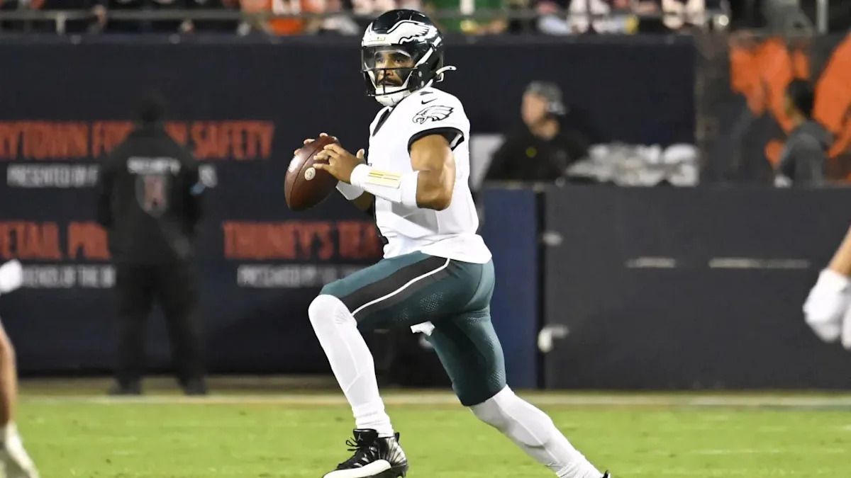 Jalen Hurts erupts after mandatory concussion evaluation costs Eagles a touchdown