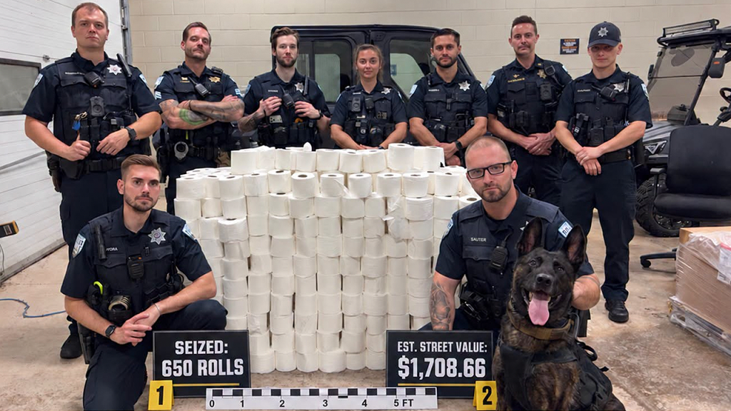 Police bust unusual homecoming prank after finding massive stash
