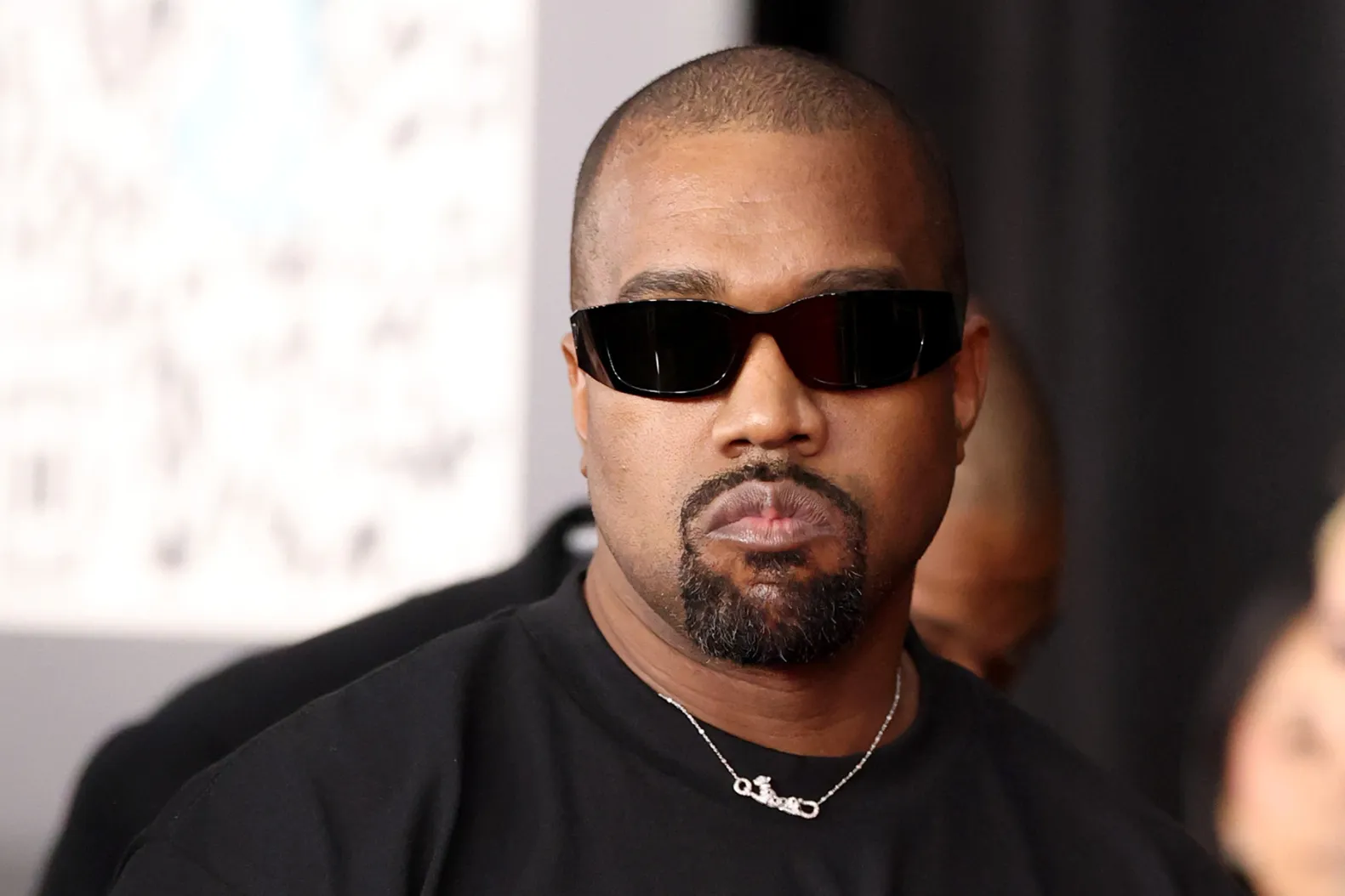 Kanye West Show Off His New Mask