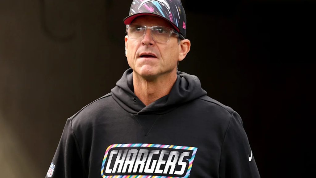 Jim Harbaugh’s dejected postgame speech after Chargers’ 0-5 start to the season has fans concerned