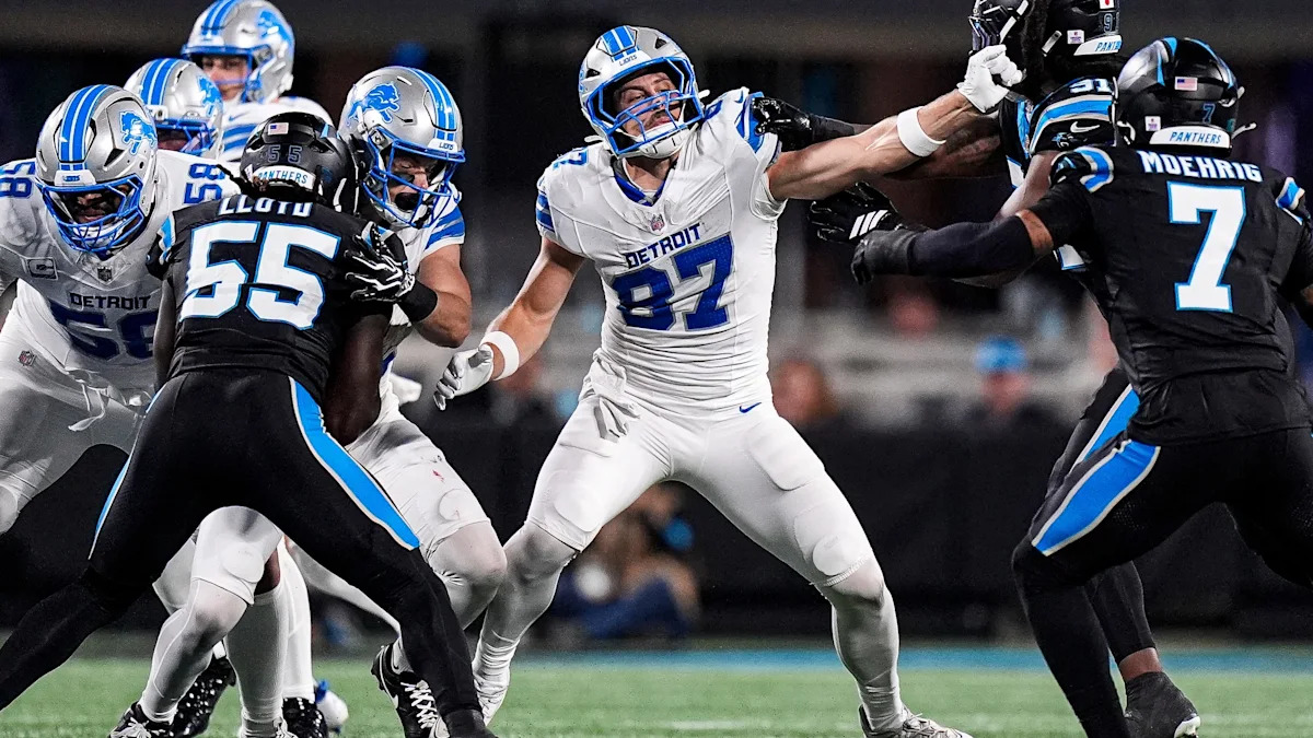 Detroit Lions coach Dan Campbell on edge about TE Sam LaPorta comments
