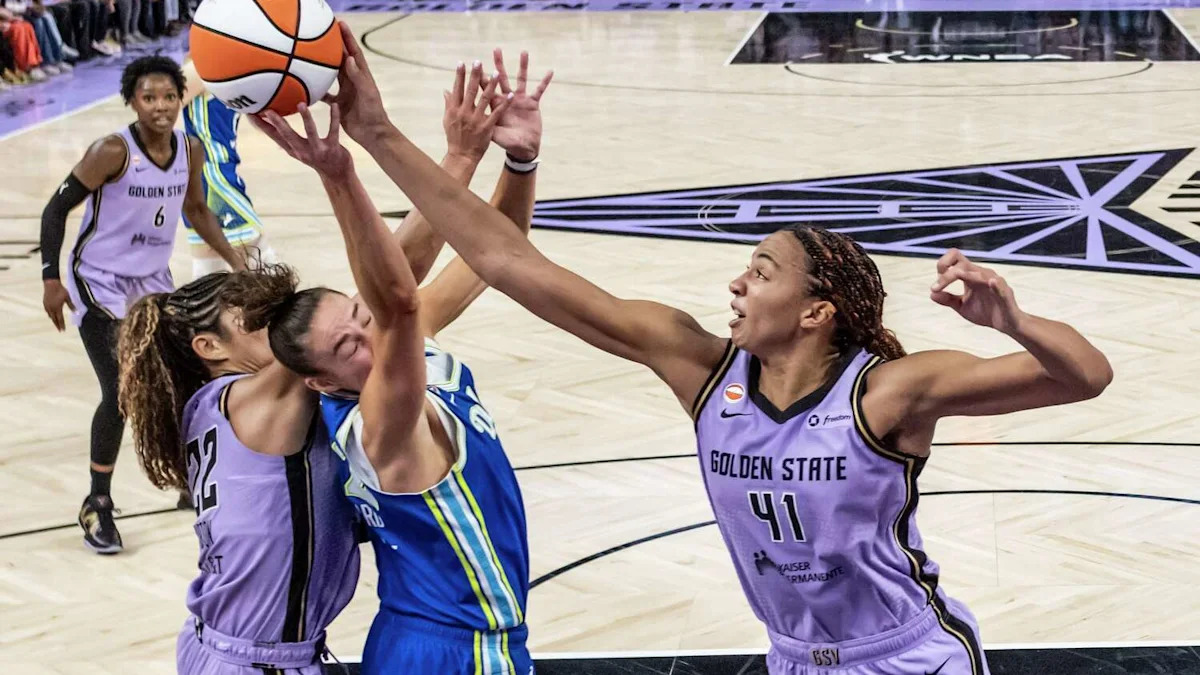Poised and powerful, center Kiah Stokes sparked Valkyries’ run to WNBA Finals