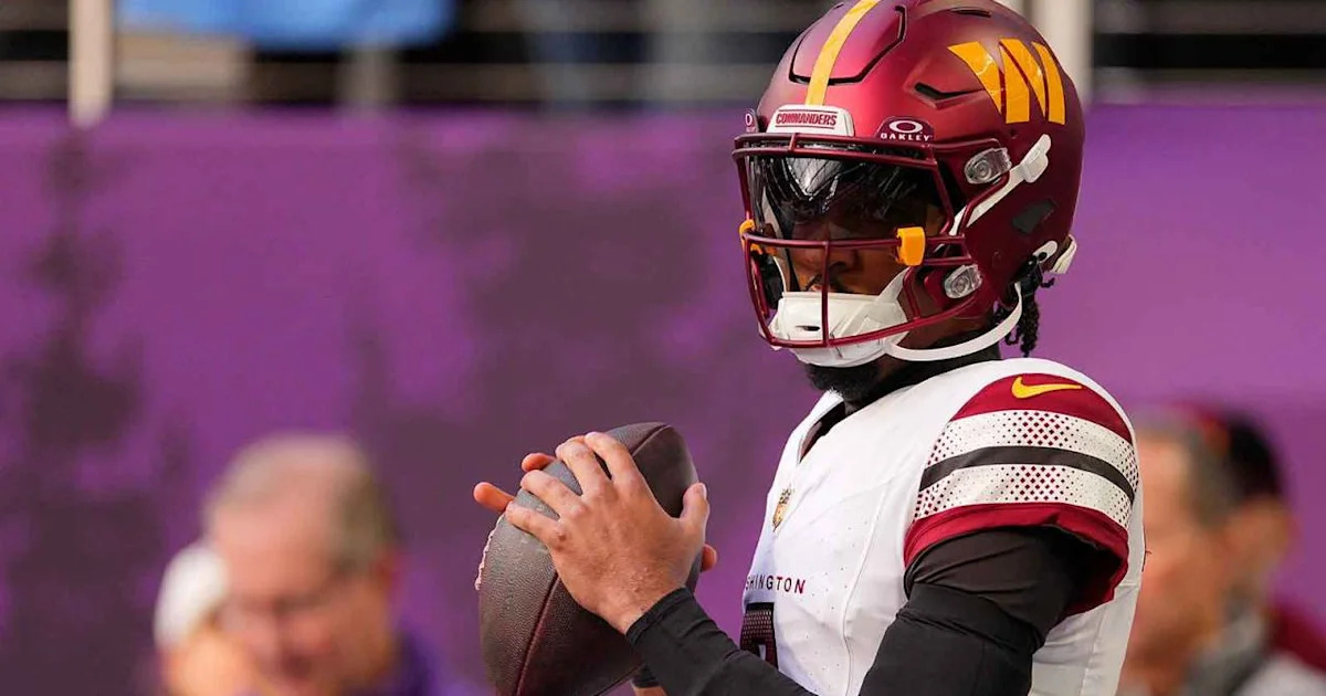 Commanders QB Jayden Daniels stays cryptic on Week 4 injury status in London
