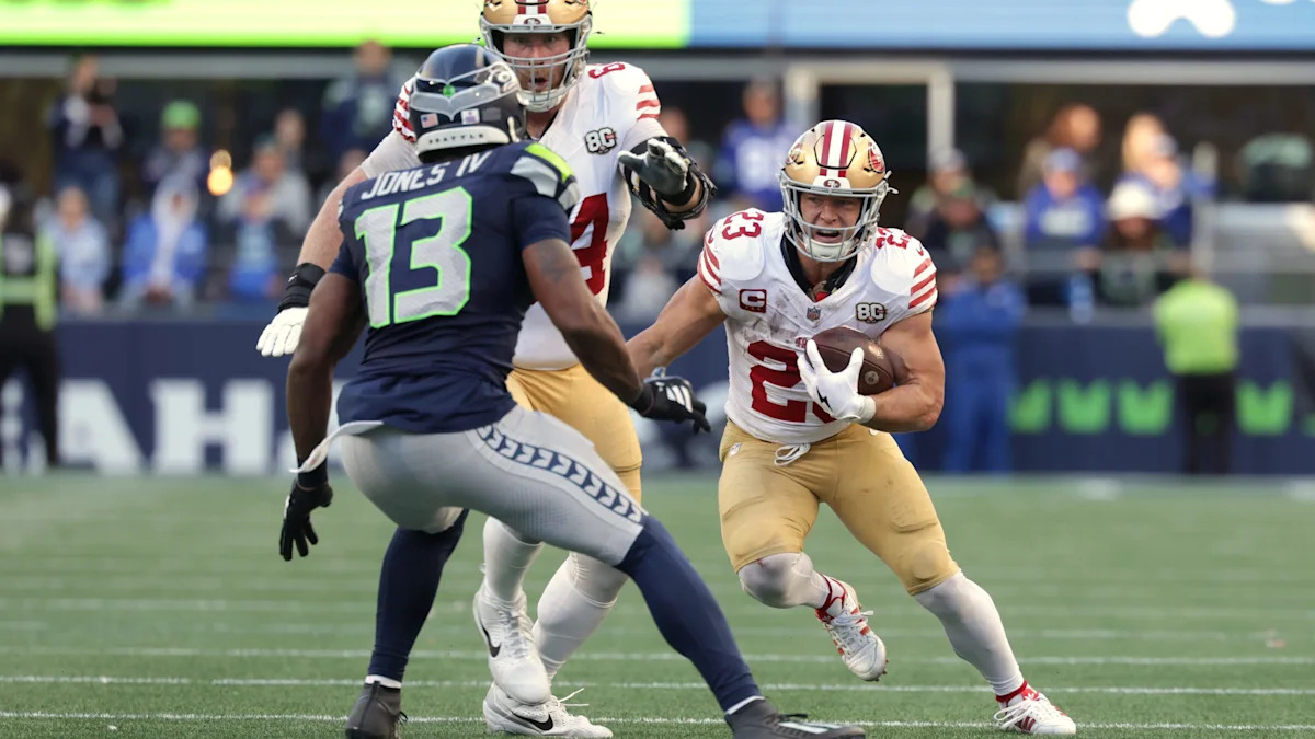 Christian McCaffrey churns out 83 total yards in Week 5 vs. Seahawks