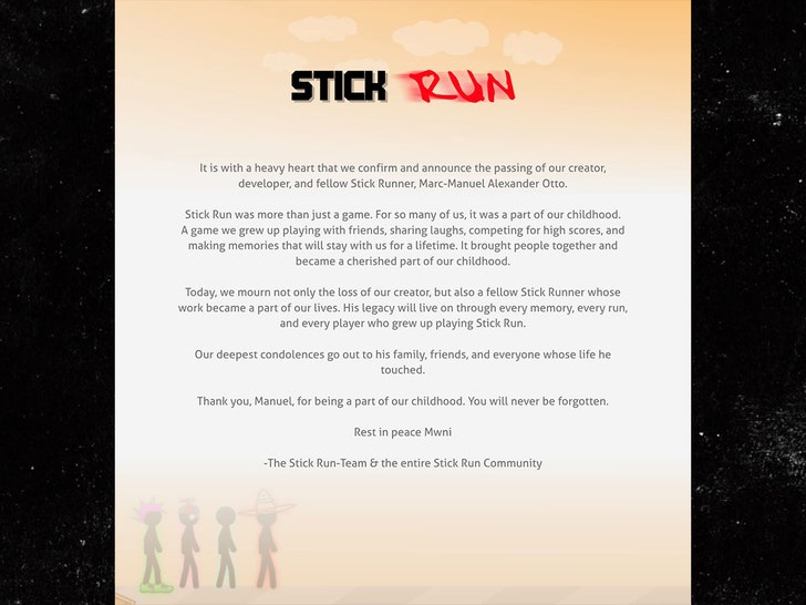 Manuel Otto stick run statement insta 1