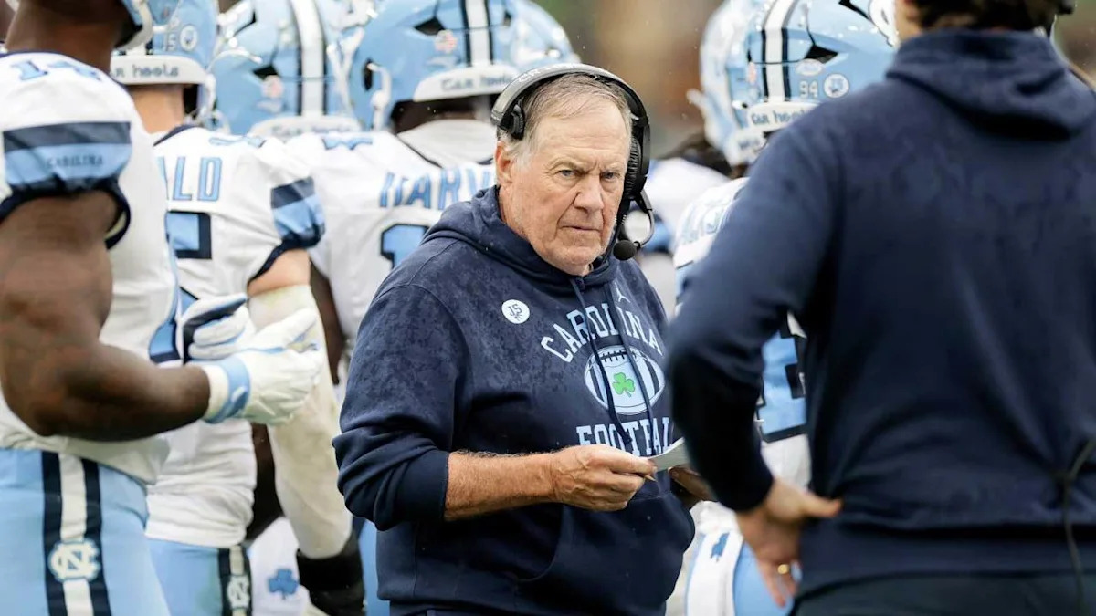Watch North Carolina’s Bill Belichick ring the victory bell on ‘MyFace, MyGram’