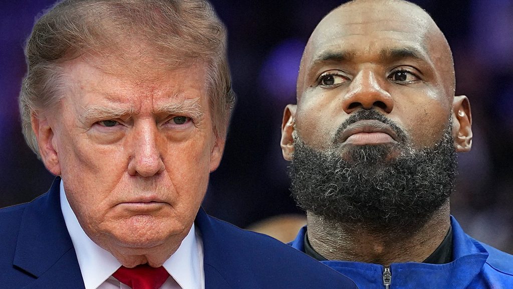 Trump Slams LeBron For Practicing Golf Swing During National Anthem, ‘Total Disgrace’