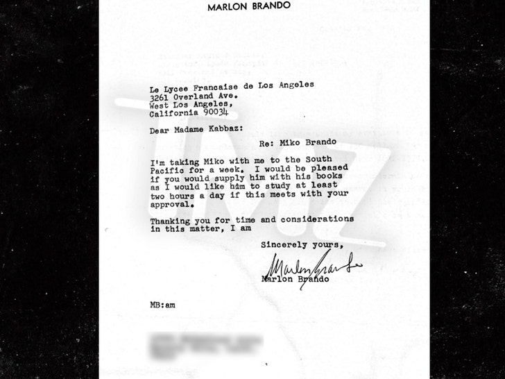 marlon brando letter 2