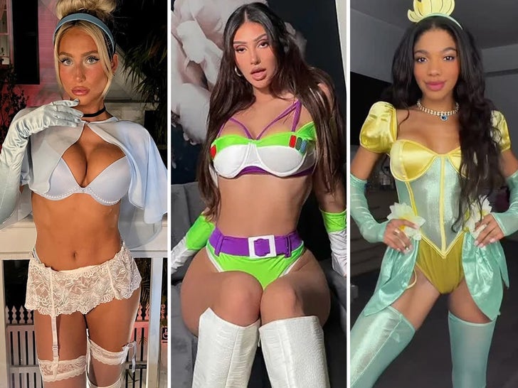 Sexy Stars Decked Out In Disney Costumes