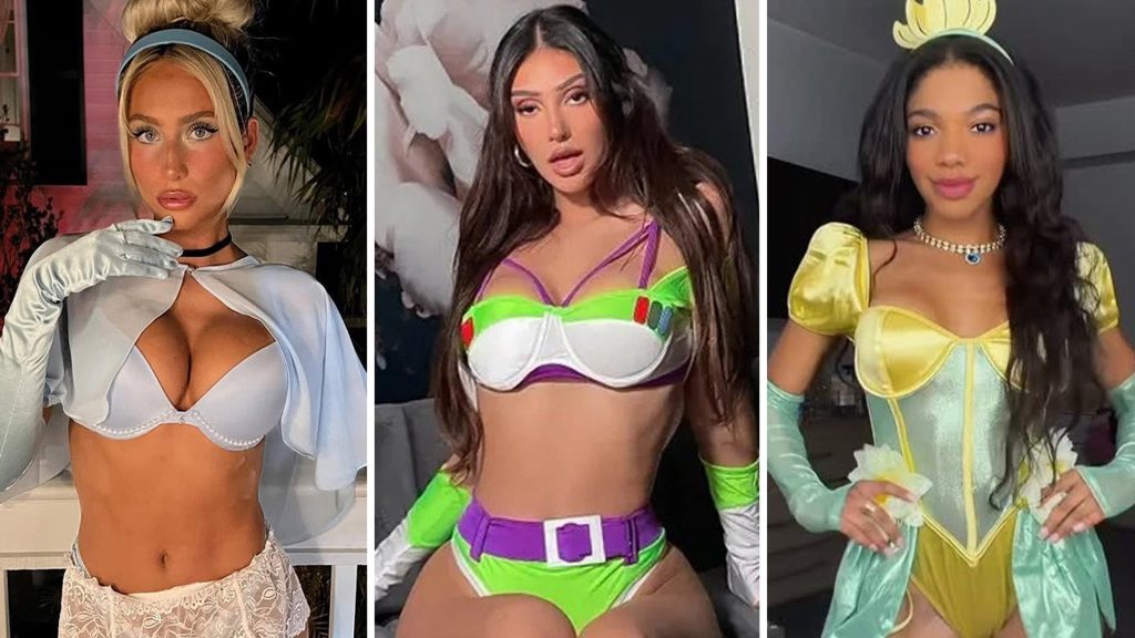 Sexy Stars In Disney Halloween Costumes