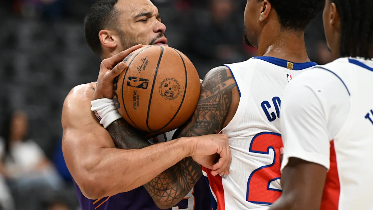 John Collins grabs Dillon Brooks’ throat mere minutes into Pistons/Suns preseason opener