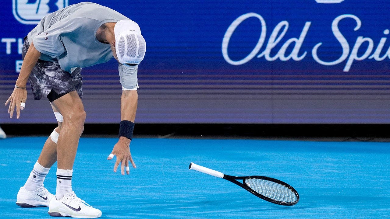 Tennis player Terence Atmane fires racket toward crowd and nearly hits spectators in epic tantrum